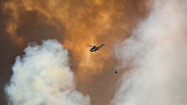 The fire in Fort McMurray, Alberta, Canada.