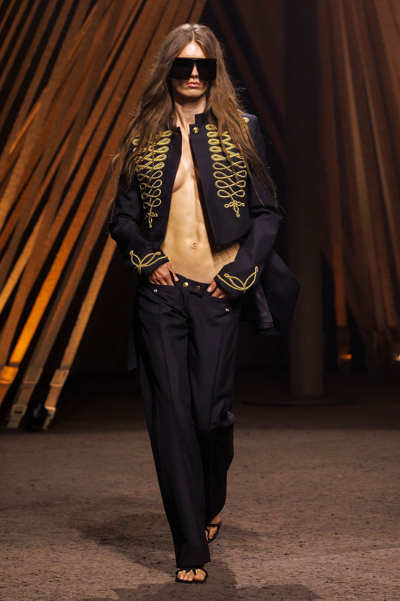 An Alexander McQueen model