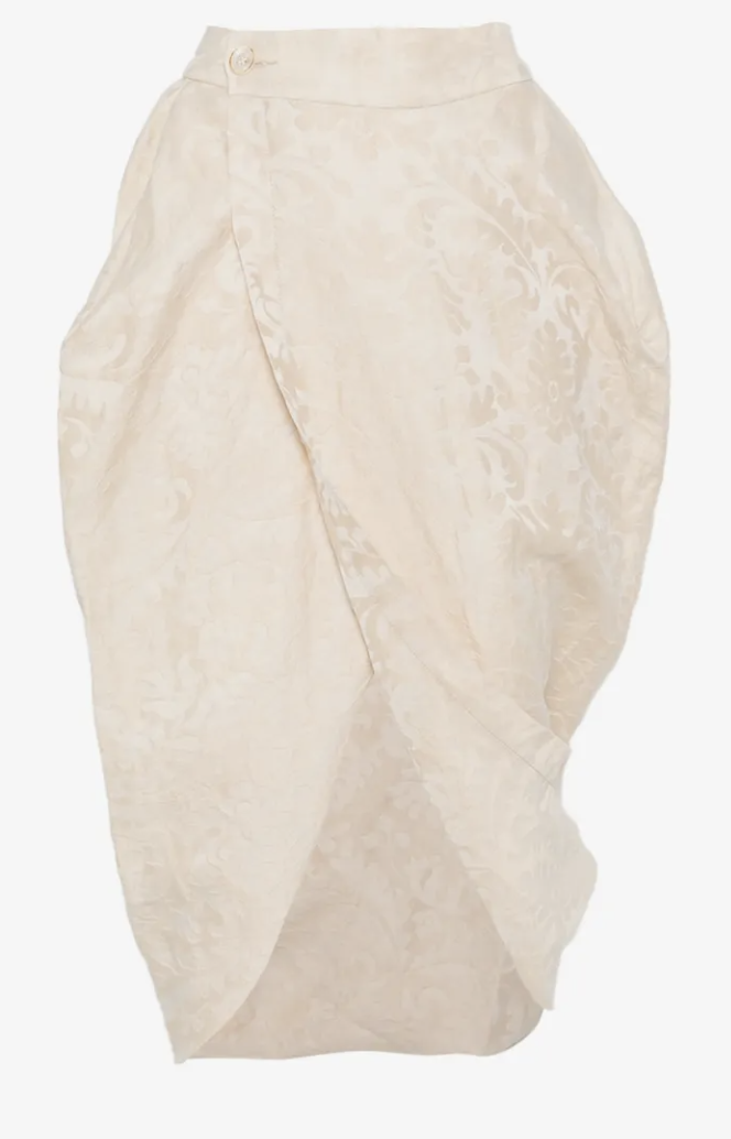 Uma Wang, Dracaena Pattern Asymmetric Midi Skirt
