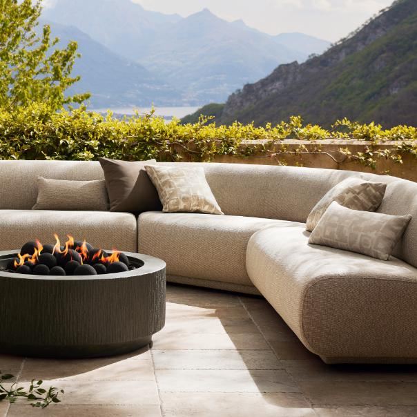 Arhaus outdoor sofa