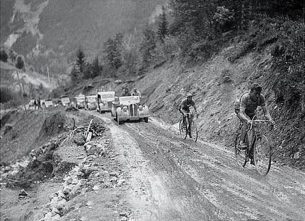 Louison Bobet and Gino Bartali