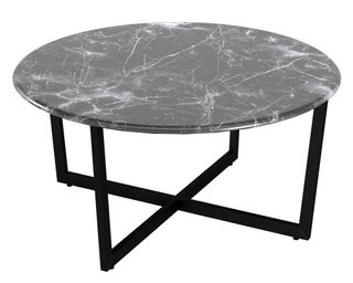 pier1 marble round table in black