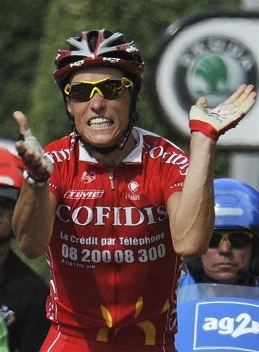 Chavanel was rewarded for his relentless attacking with a stage win.