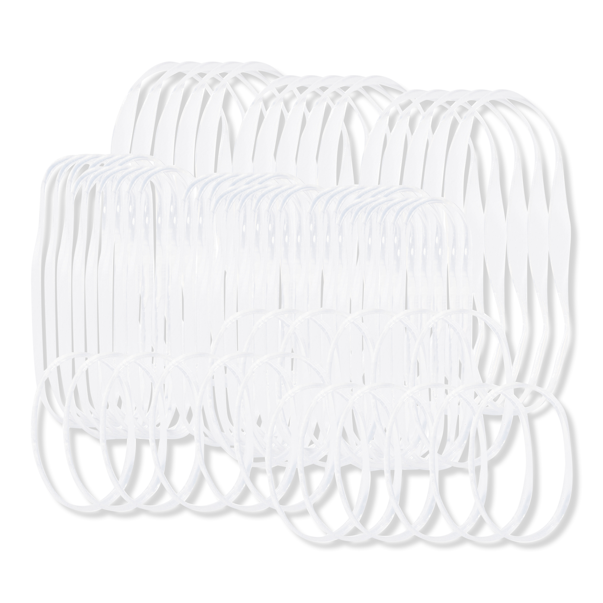 Clear No-Snag Elastics