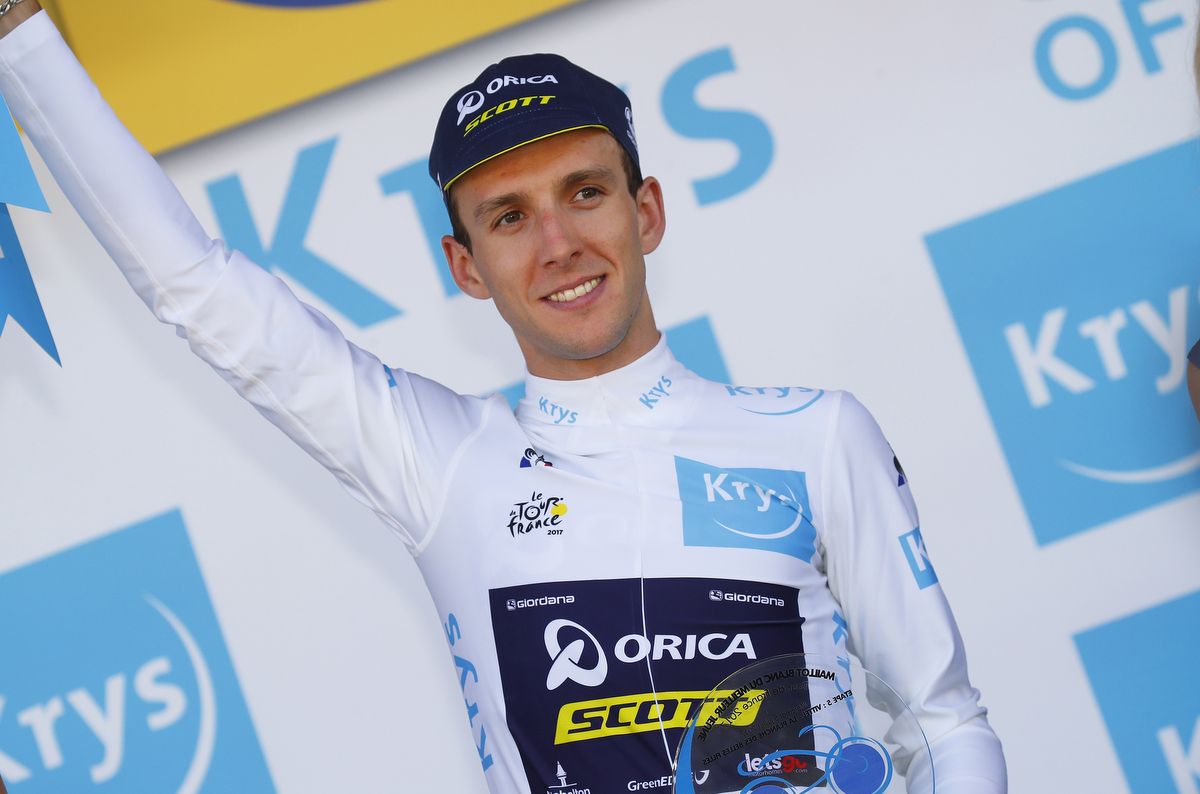 Simon Yates (Orica-Scott) in white