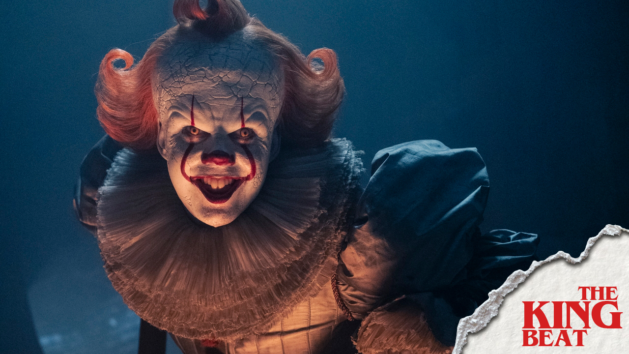 Bill Skarsgard as Pennywise in IT: Welcome To Derry the king beat