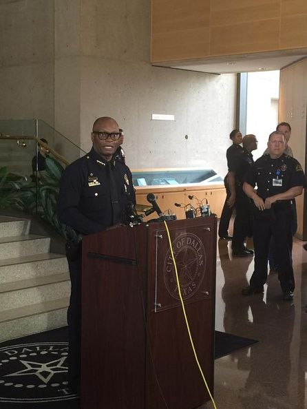 Dallas Police Chief David Brown.