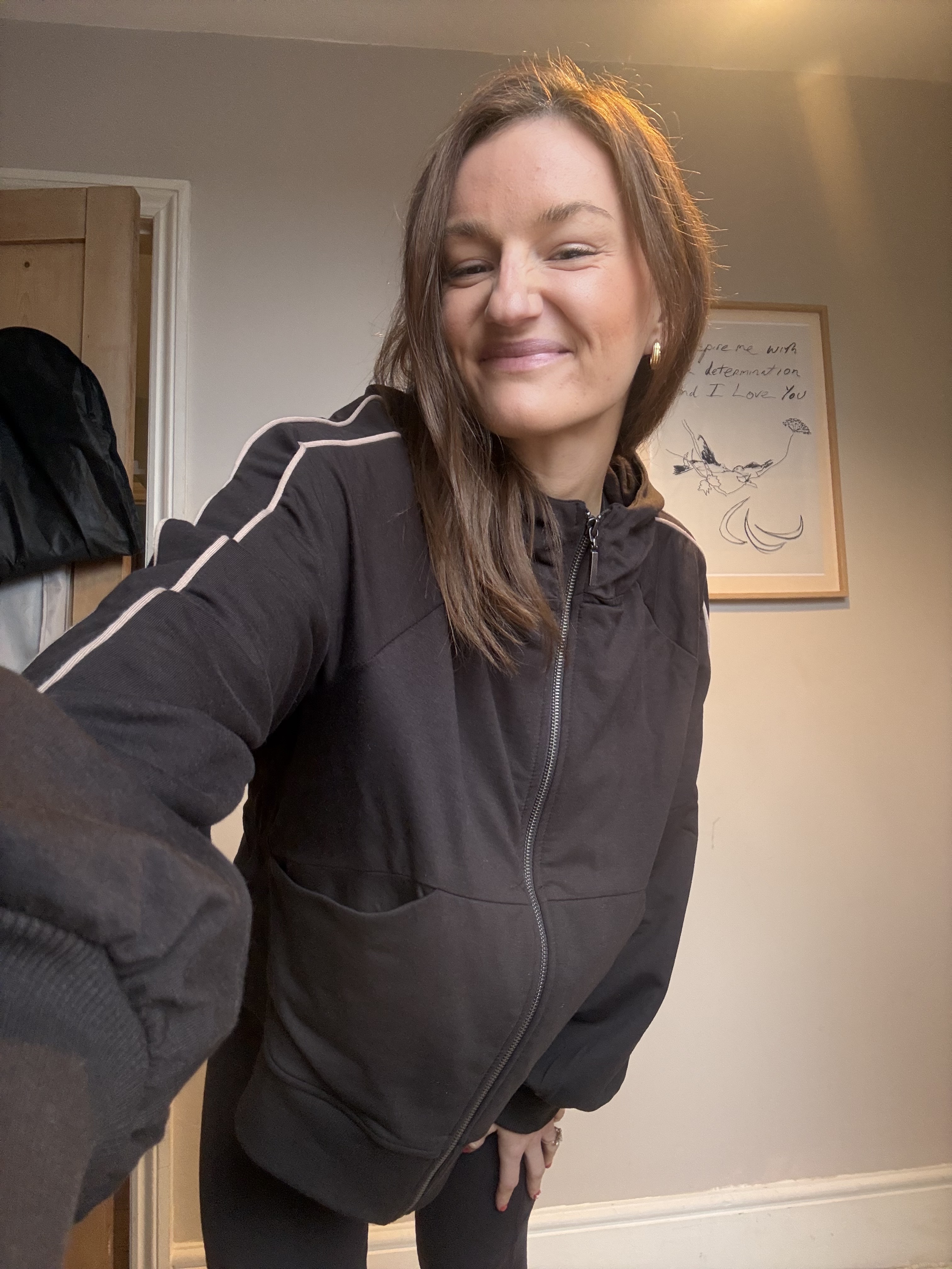 Health Editor Ally Head testing BAM Activewear