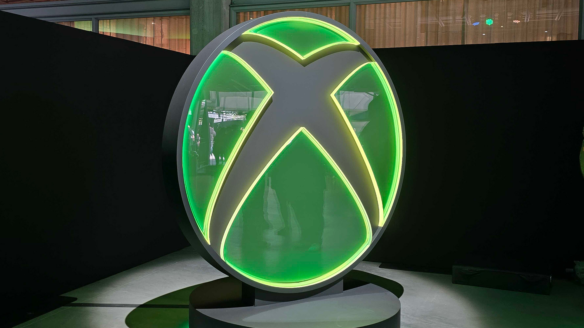 Xboxo Games Showcase iconography on display at the 2026 event, highlighting a new logo and 25th anniversary celebrations