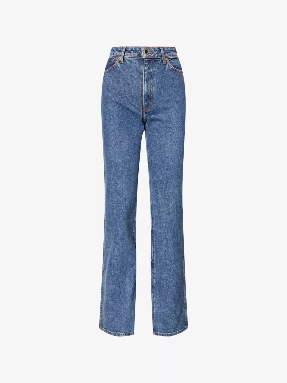 Danielle Straight-Leg Denim Jeans - 24
