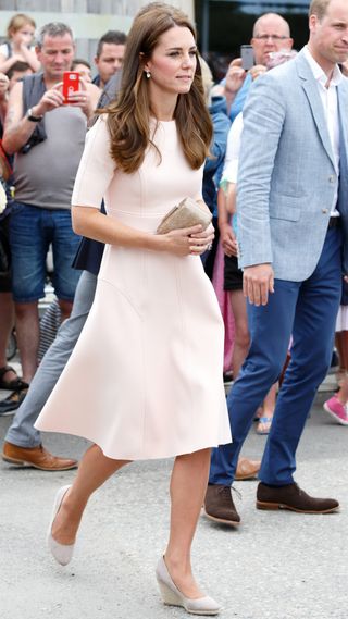 Catherine, Princess of Wales and Prince William, Duke of Cambridge visit Healey's Cornish Cider Farm on September 1, 2016