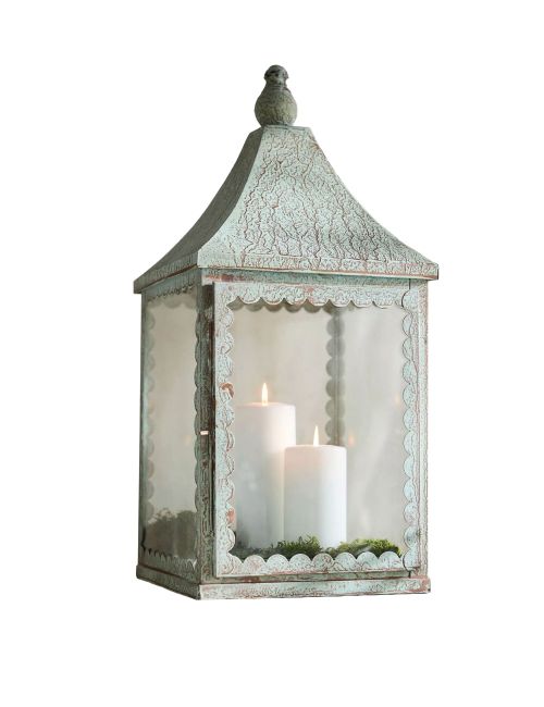 Scalloped Iron Lantern