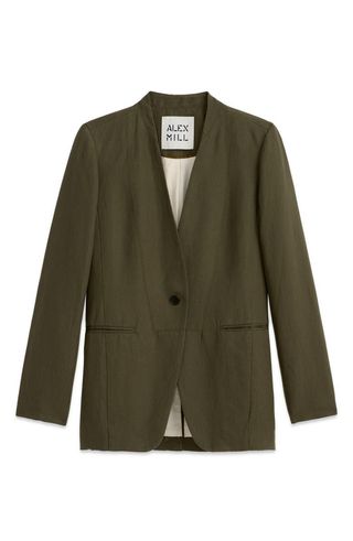 Bib Seam Twill Blazer