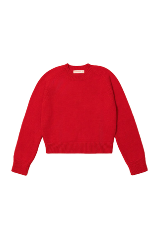 &Daughter Rosh Crewneck in Poppy Red