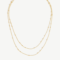 Double chain necklace | Missoma, £103.20 (was £129 - now 20% off)