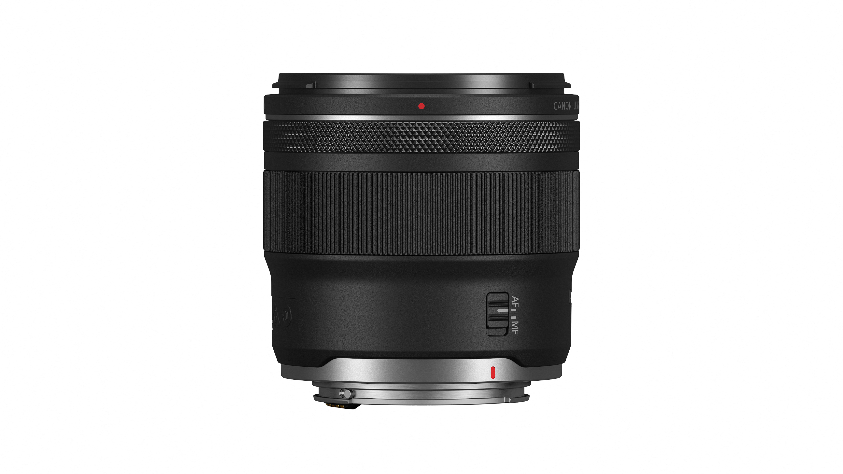 Canon RF 45mm f/1.2 STM against a white background