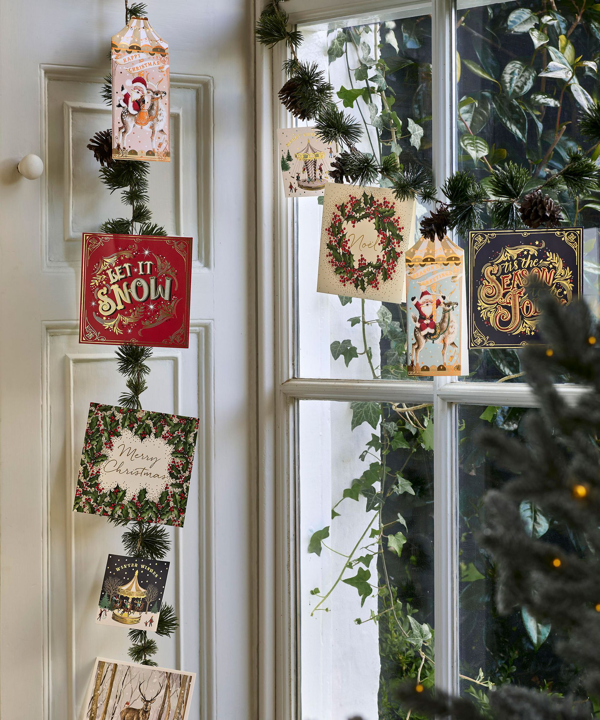 19 Christmas card display ideas for around the home | Ideal Home