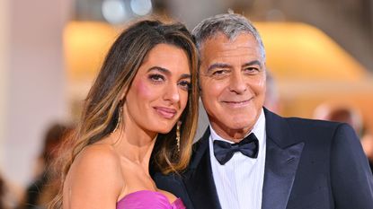 amal and george clooney in italy