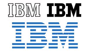 Paul Rand redesigns the IBM logo
