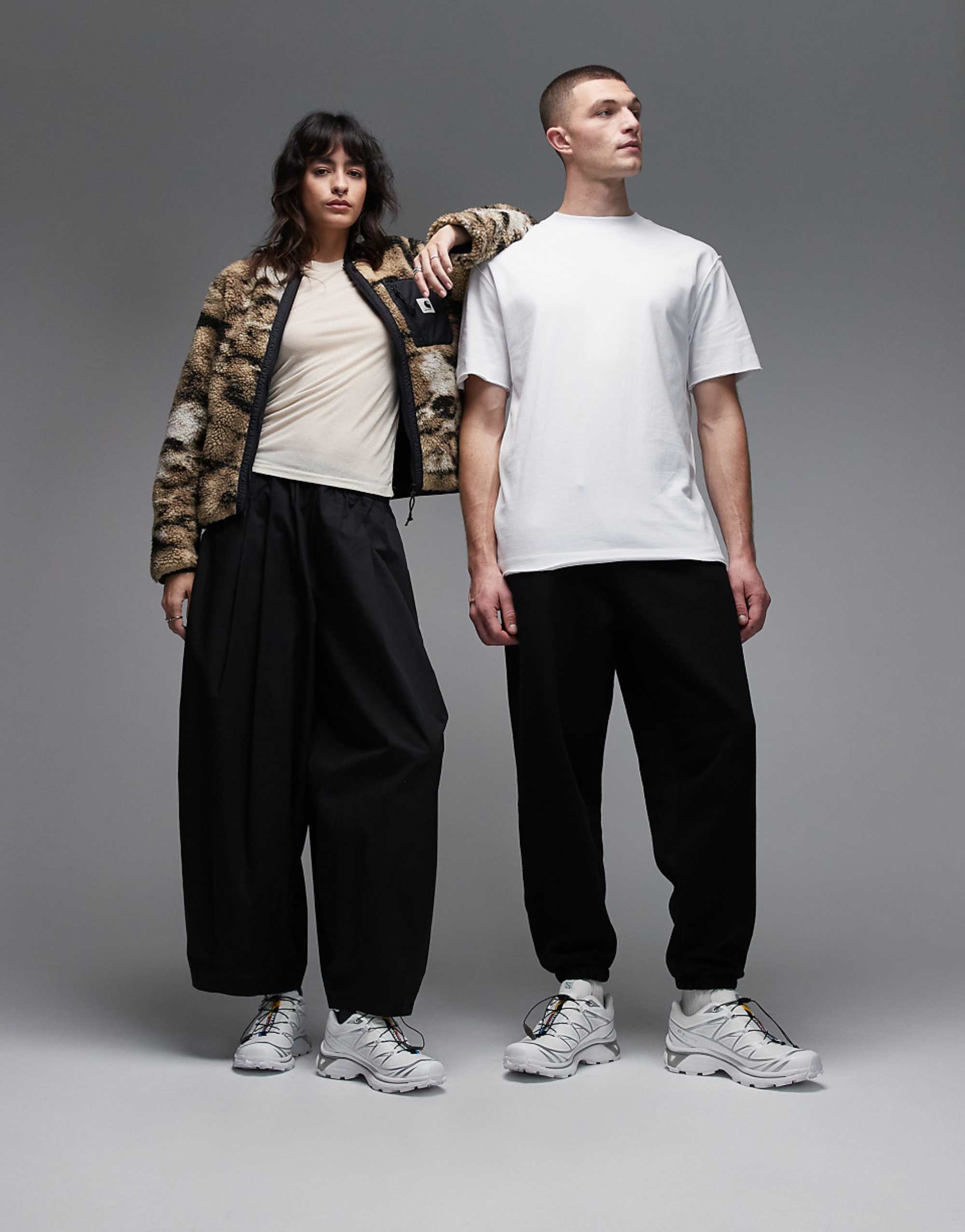 Salomon Xt-6 Gtx Unisex Trainers in White and Silver