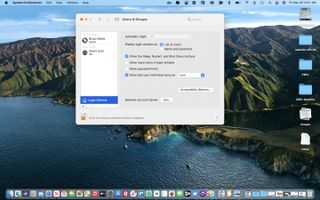 Administrative settings on Mac