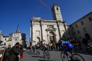 Tirreno Adriatico 2022 - 57th Edition - 4th stage Cascata delle Marmore - Bellante 202 km - 10/03/2022 - Scenery - Ascoli Piceno - photo Luca Bettini/SprintCyclingAgency©2022