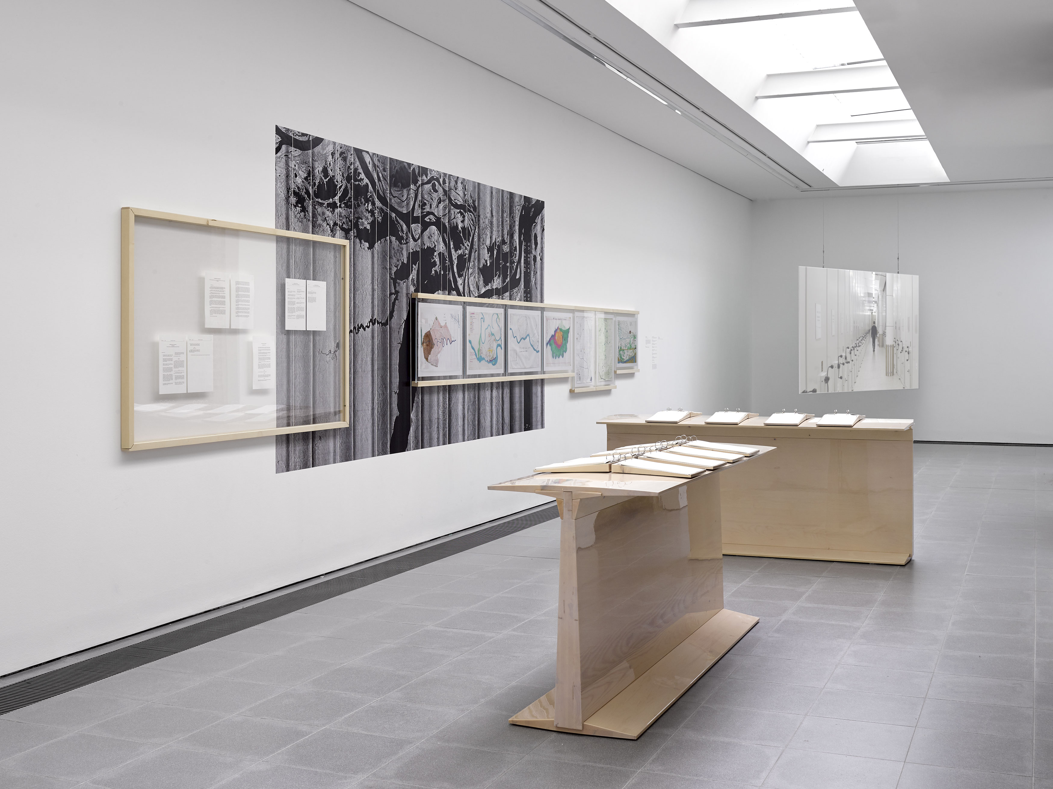 Cambio by Formafantasma at Serpentine Gallery, featuring wood displays