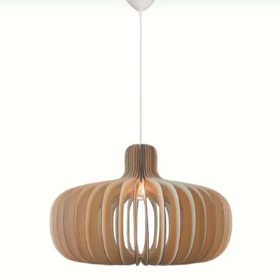 wooden pendant light from Robert Dyas