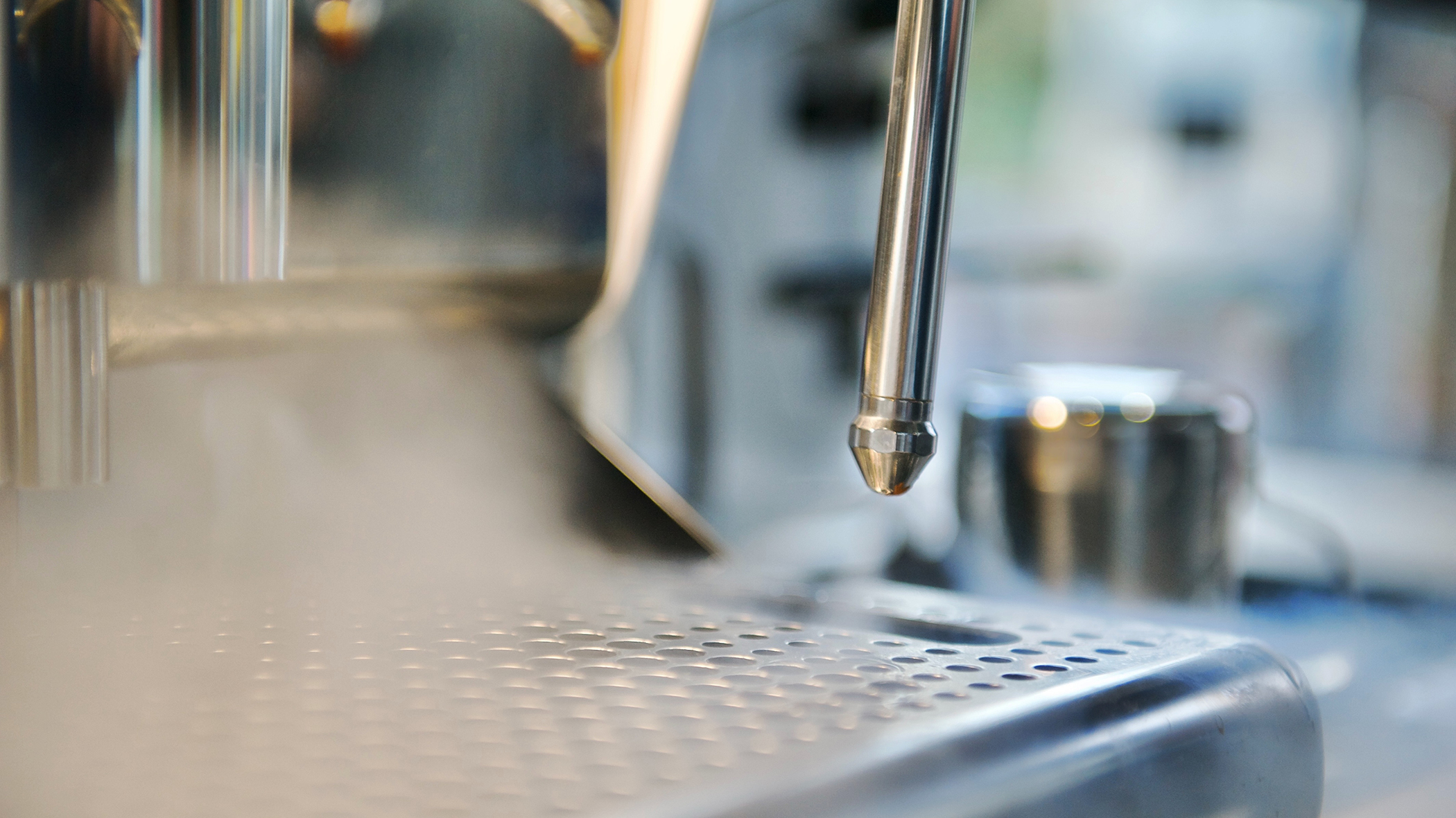 Steam wand from an espresso machine