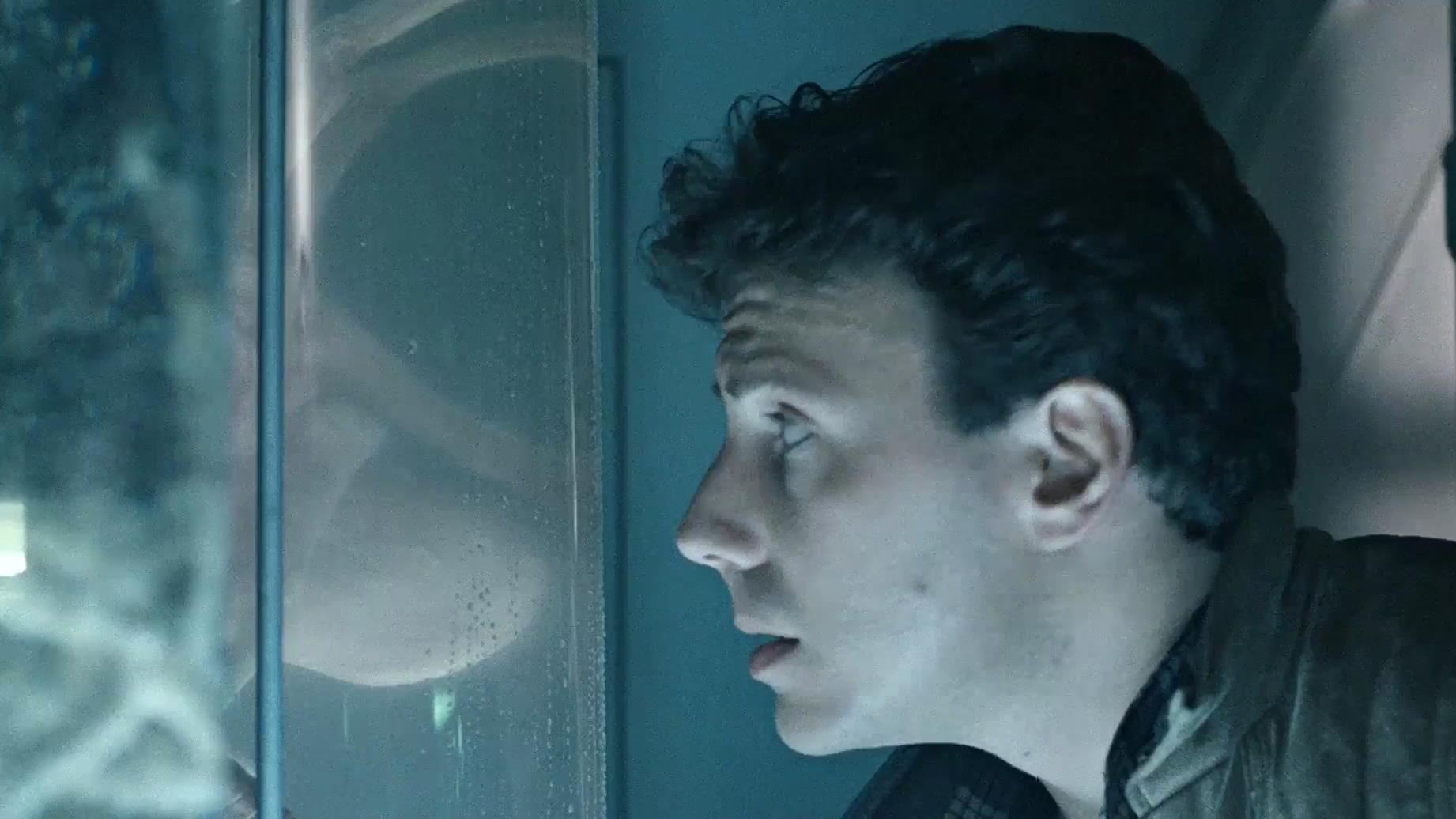 Screenshot from the 1986 sci-fi movie 