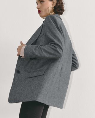 everlane The Oversized Blazer in Wool