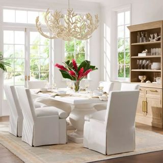 serena and lily white dining table