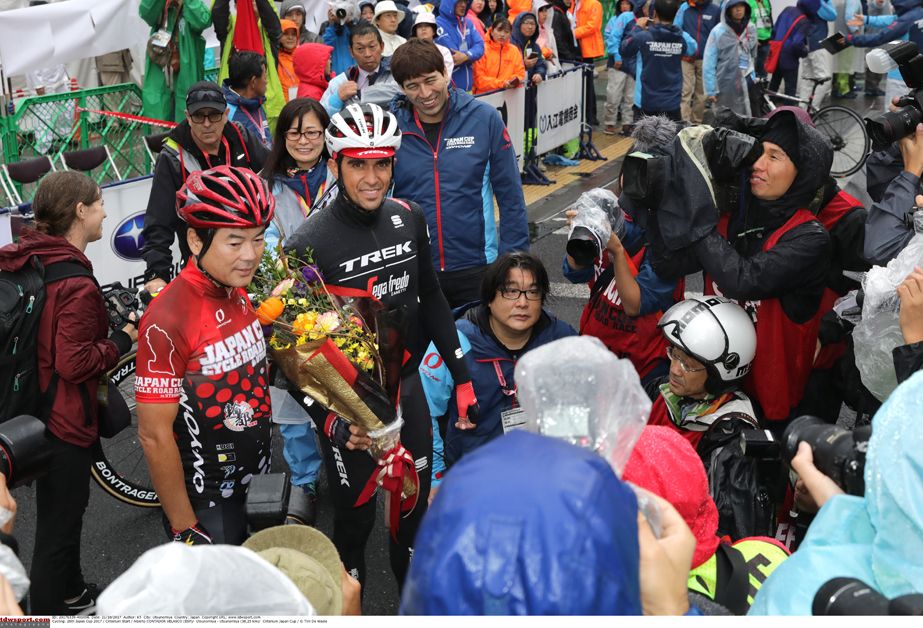 The cameras were all on Contador