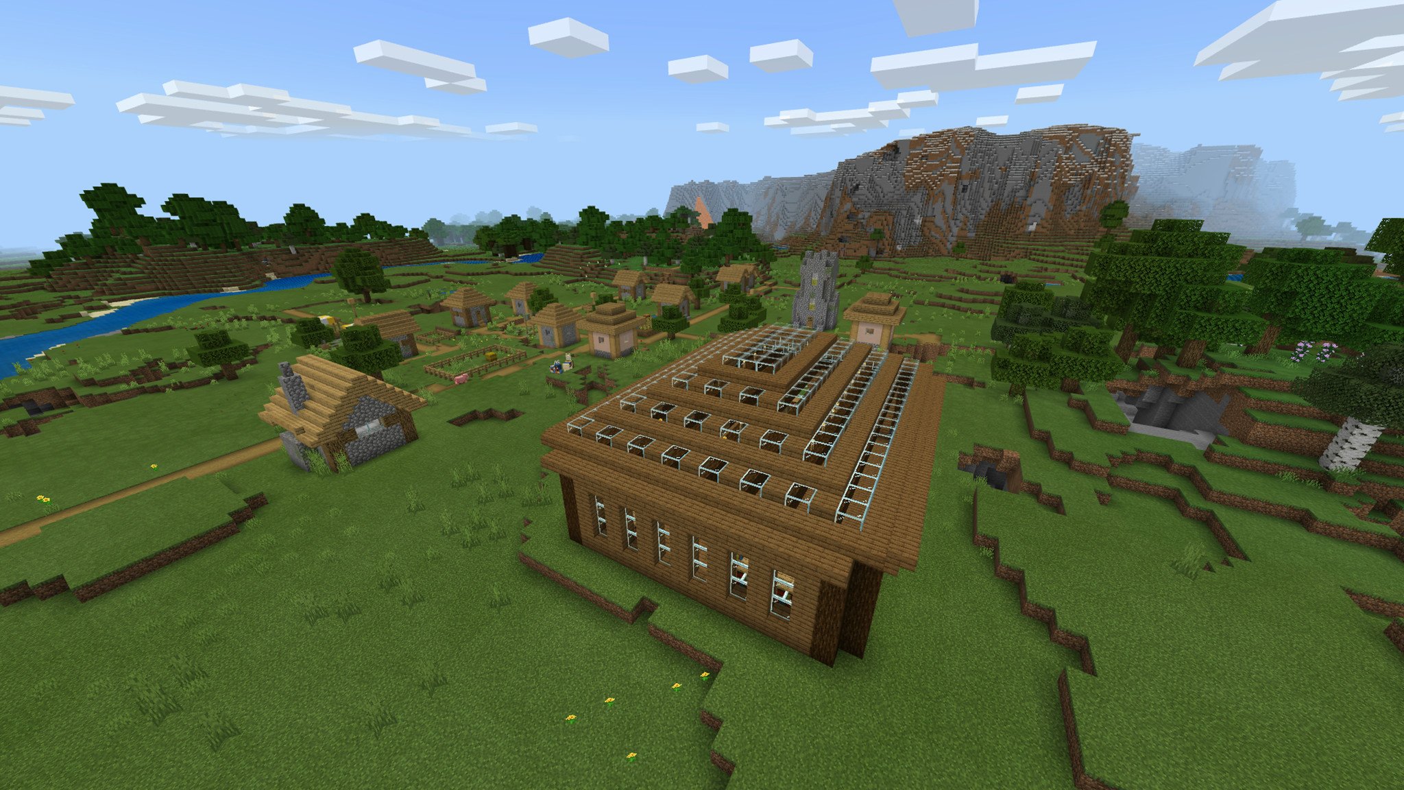 minecraft xbox 360 town ideas