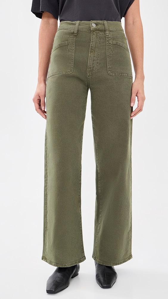 Arellia Skimmer Jacqui Pockets Pants - Vintage Cedar Sapling