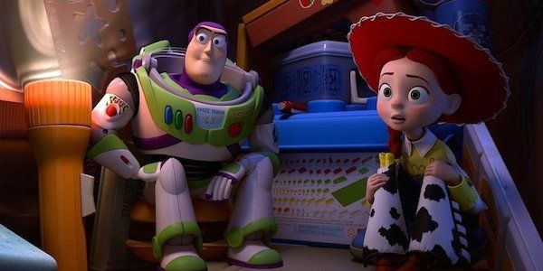 TOY STORY 2 The road crossing scene with Subtitles on Make a GIF