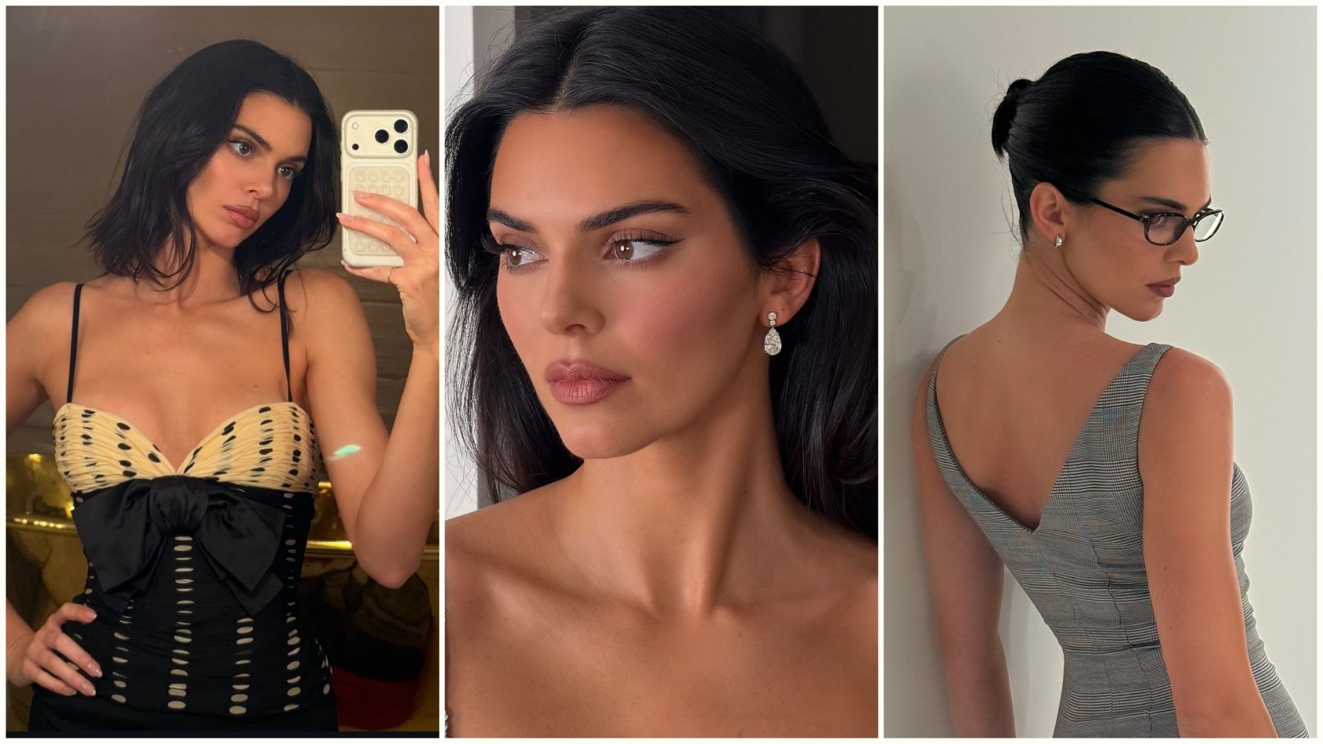 2 pictures of kendall jenner