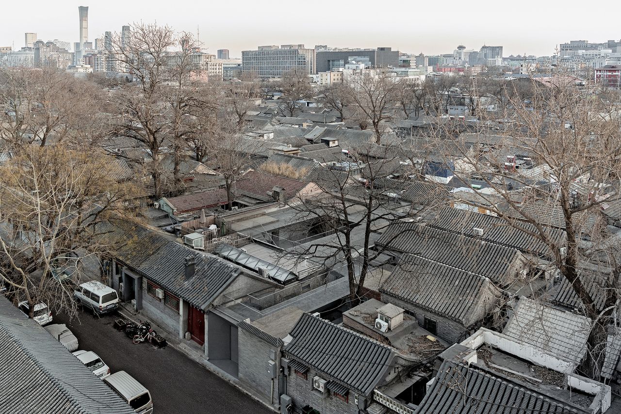 folded courtyard aerial