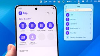 Blip on Android phone and macOS
