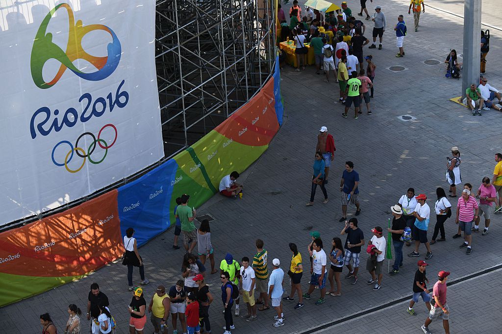 Long lines in Rio