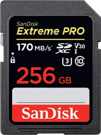 SanDisk Extreme Pro 256GB SDXC Memory Card: was $100 now $62 @ Amazon