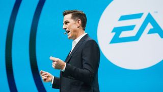 Electronic Arts CEO Andrew Wilson at E3 2017