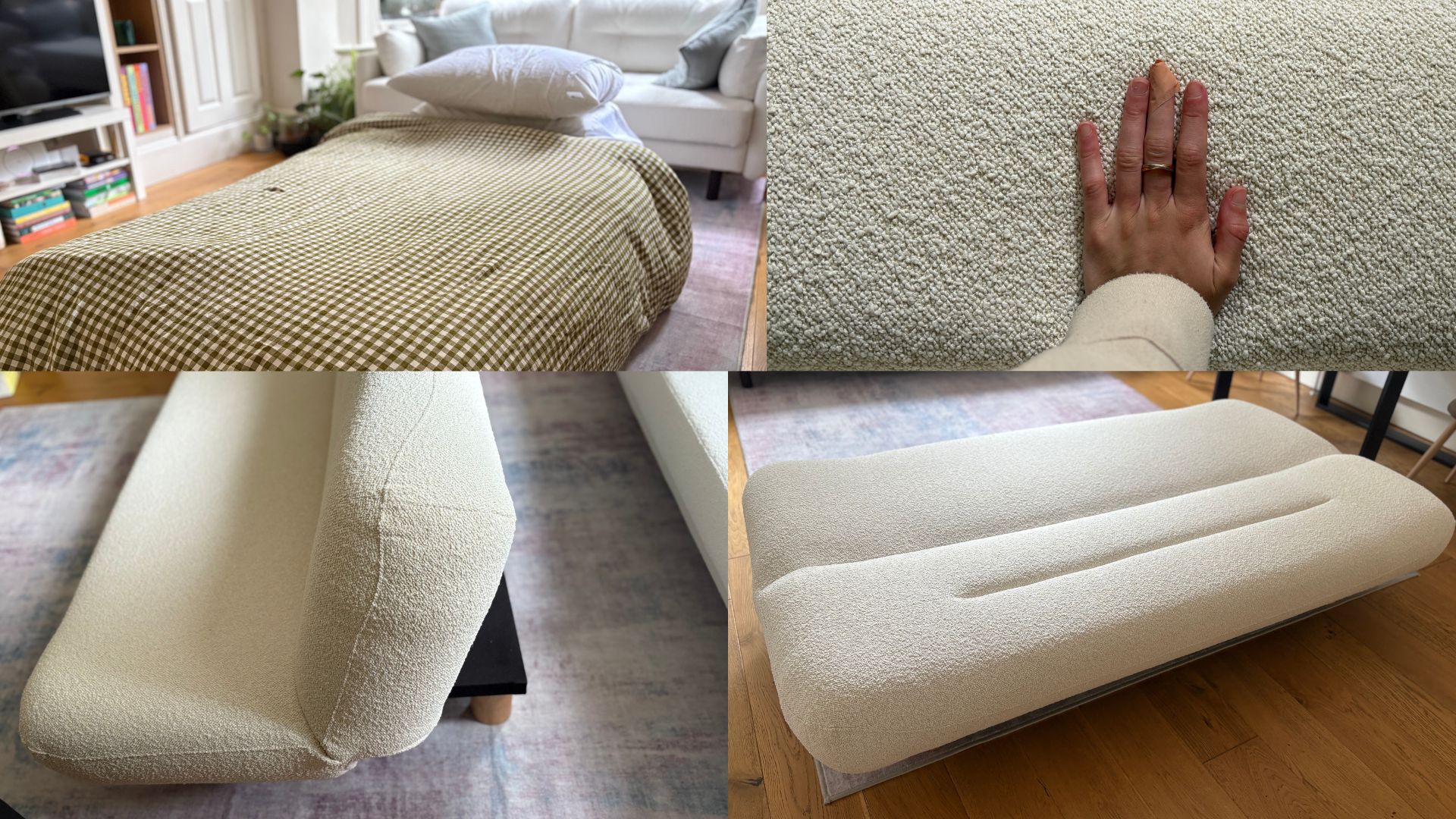 Testing the Next Casual Boucle Oyster Natural Otis Sofa Bed 