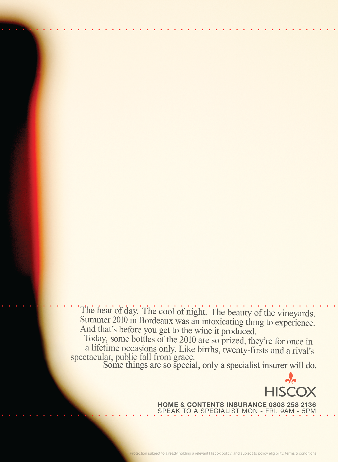 Hiscox long form adverts talking about the value of insurance for collectors' items