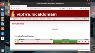 Firewall rules with IPFire