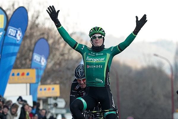 Etoile de Bess&egrave;ges stage 3 winner Pierre Rolland (Europcar)