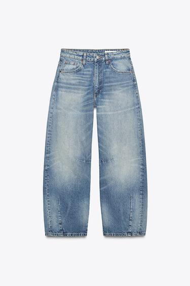 Trf Mid-Rise Baggy Balloon Jeans