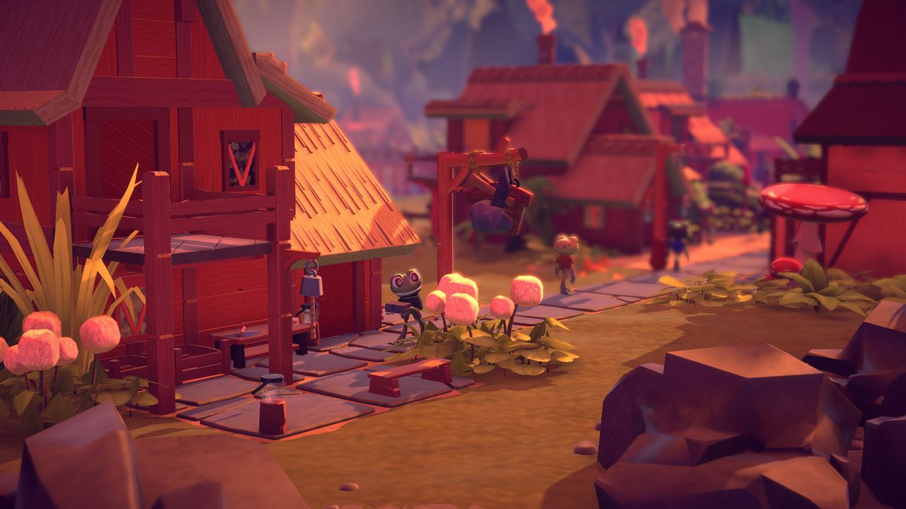 A little town where frogs live