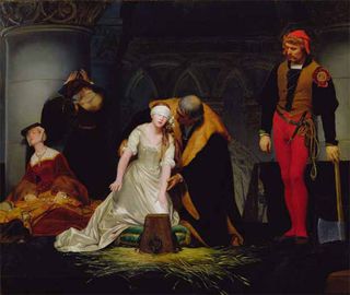 Giles Deacon's favourite painting, The Execution of Lady Jane Grey by Paul Delaroche.