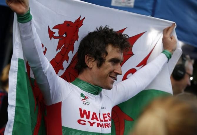 Geraint Thomas (Wales) winner of the Commonwealth Games road race